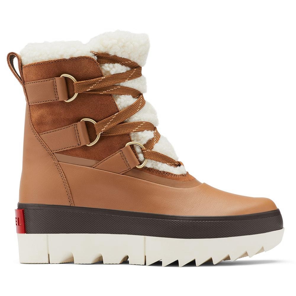 Sorel Tan and White Winter Boots